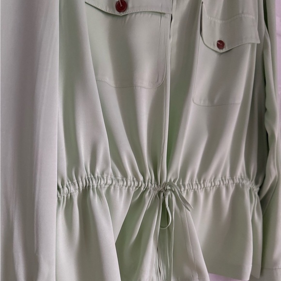 Opening Ceremony pistachio mint green zip jacket - size Large (L) - Picture 3 of 6